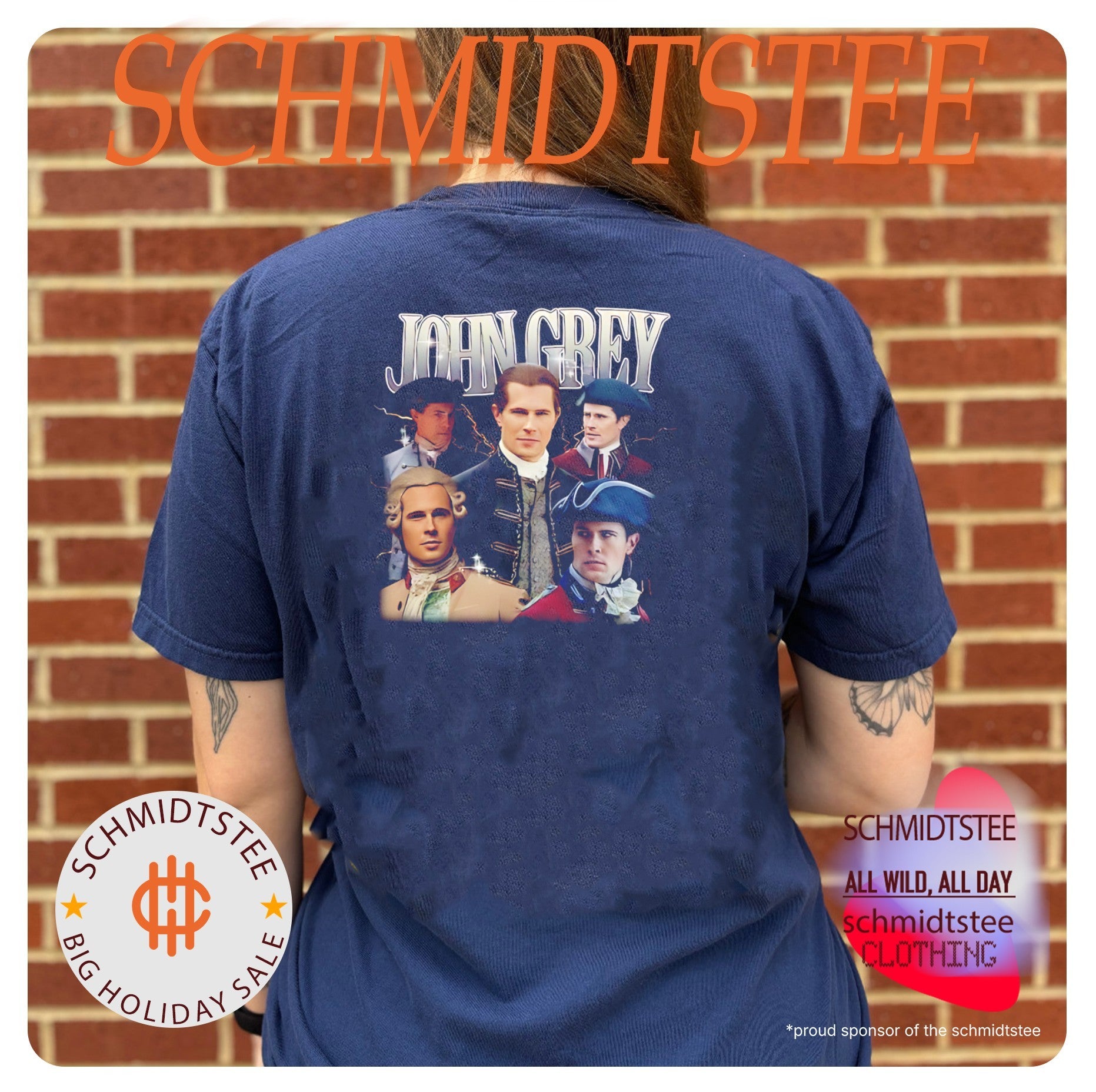 John Grey bootleg style shirt