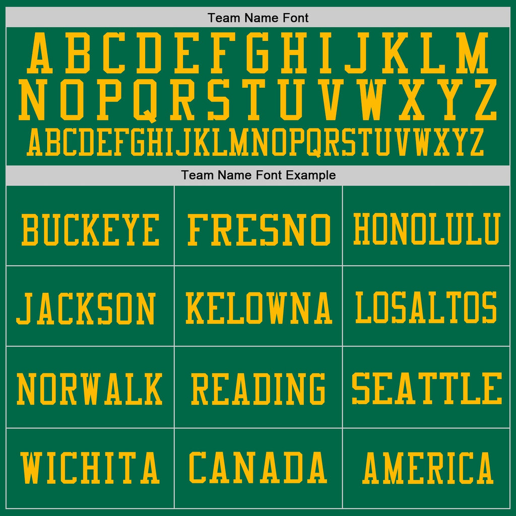 Custom Kelly Green Red-Gold Mesh Authentic Throwback Football Jersey