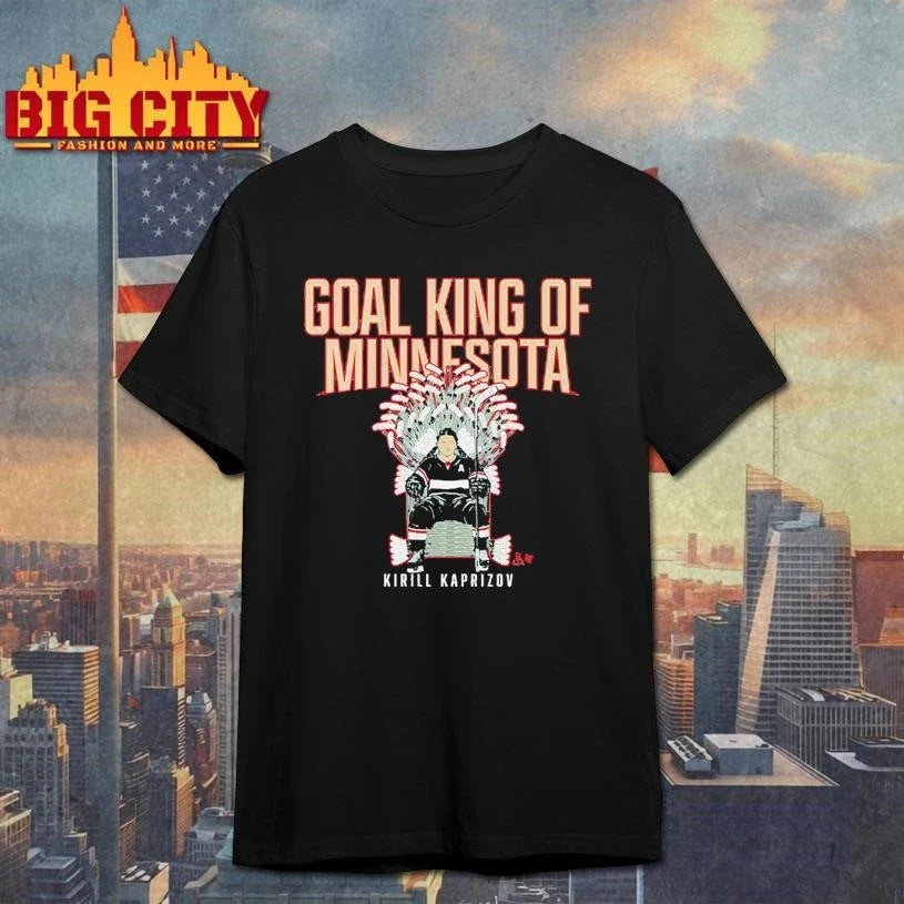 Kirill Kaprizov Goal King of Minnesota Shirt Unisex
