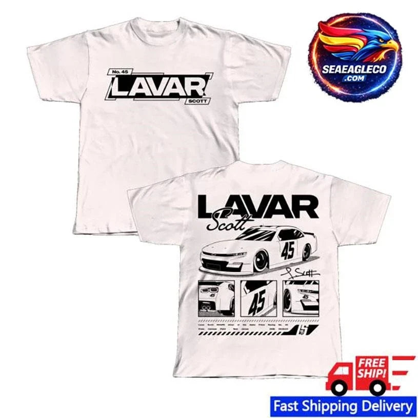Lavarscott Lavar Scott Official Race Two Sided Shirt Unisex
