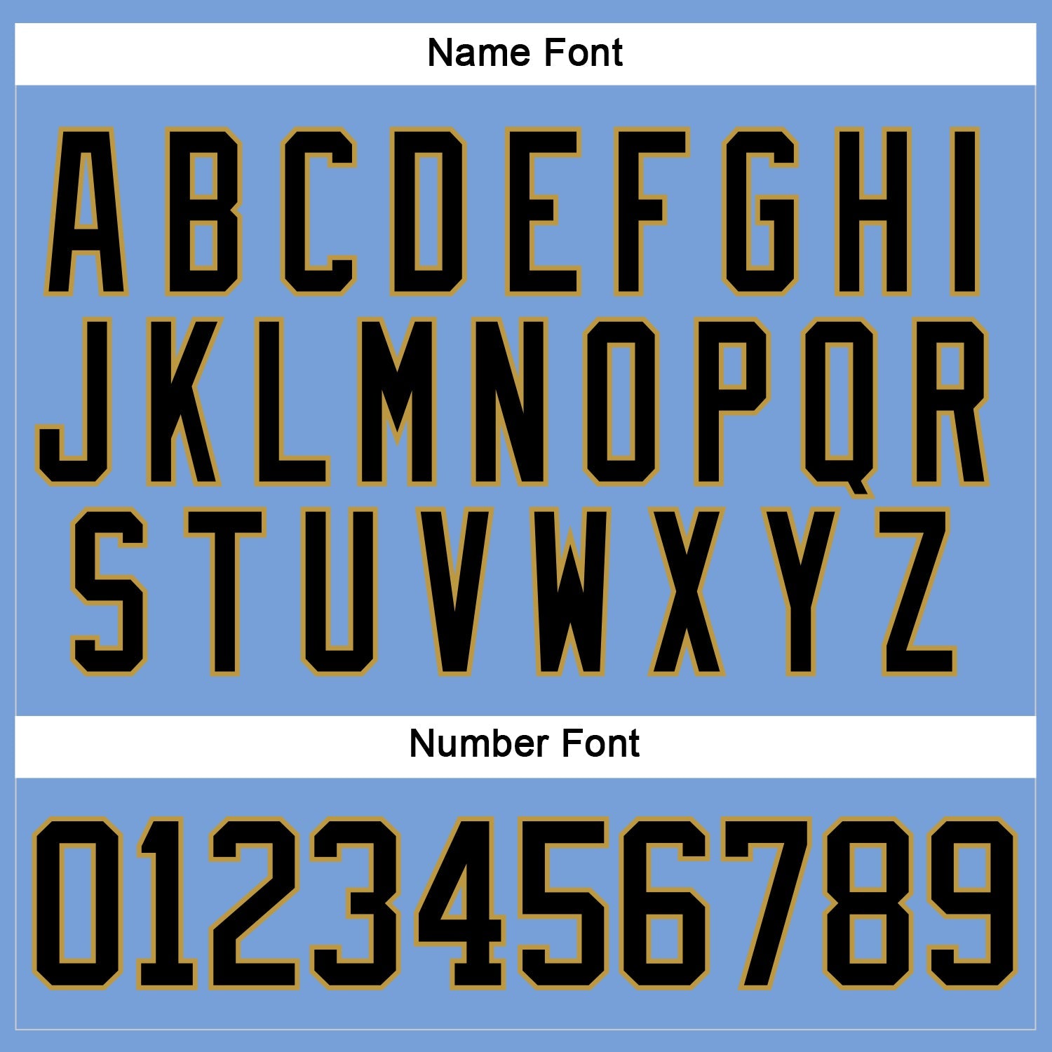Custom Light Blue Black-Old Gold Hockey Lace Neck Jersey