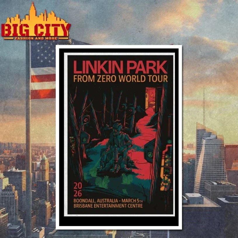 Linkin Park Boondall, Brisbane Entertainment Centre, Mar 05, 2026 Poster Unisex