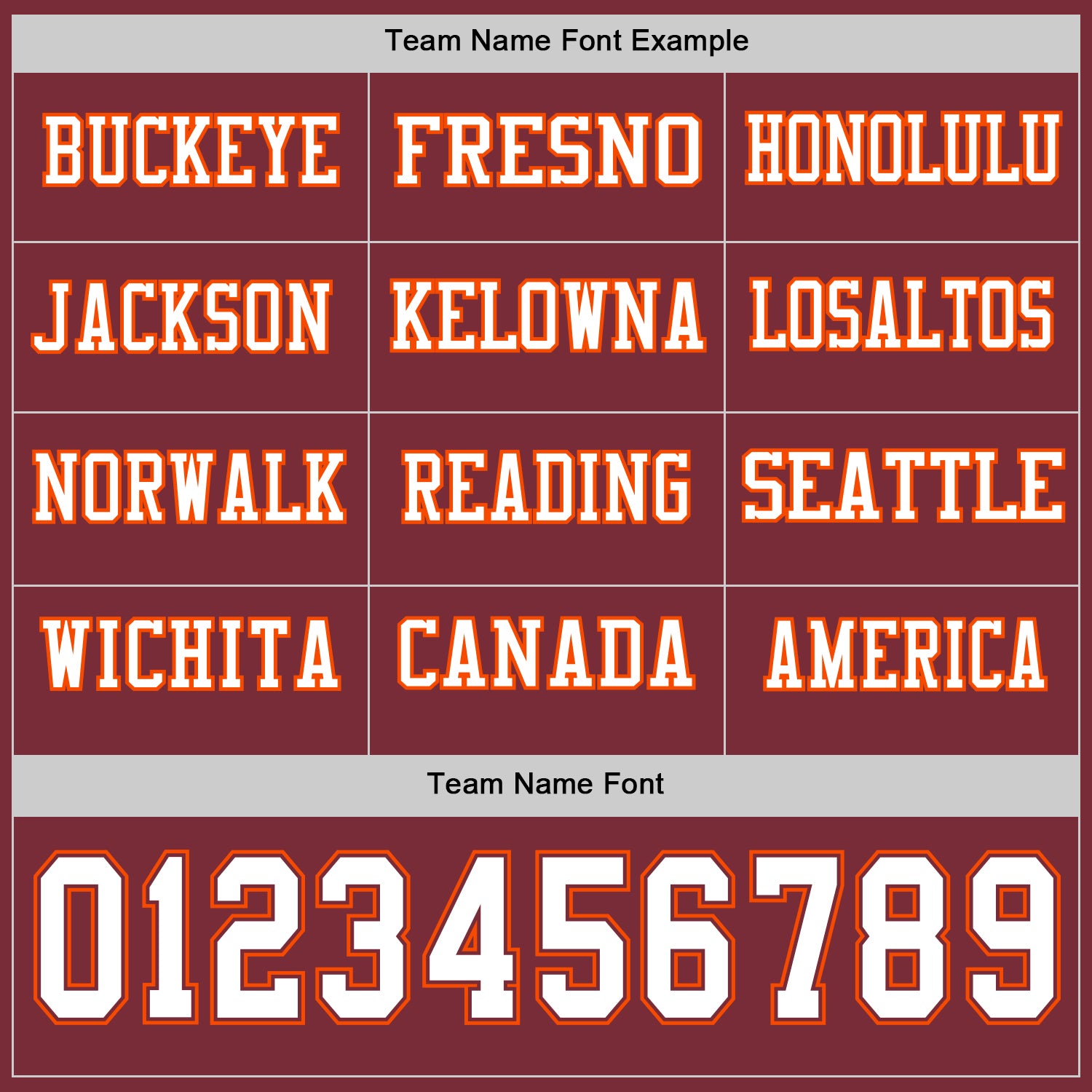 Custom Burgundy White-Orange Long Sleeve Authentic Football Jersey