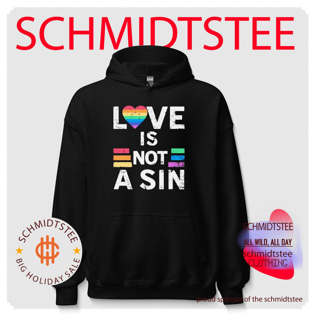 Love Is Not a Sin Distressed Pride Heart shirt
