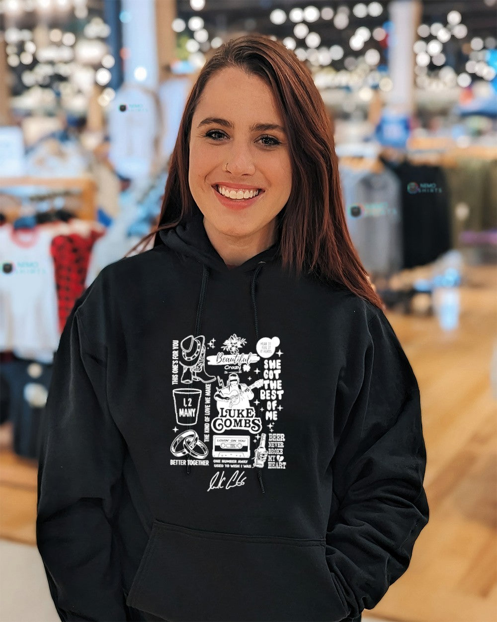 Luke Combs Tennessee Volunteers my kinda saturday night tour 2026 shirt