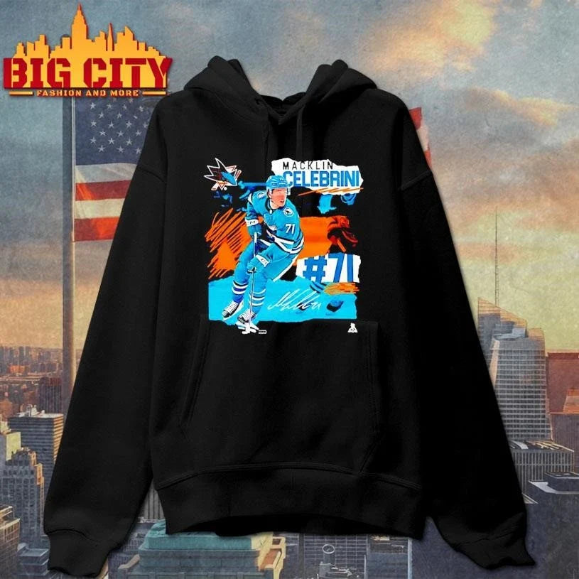 Macklin Celebrini San Jose Sharks Fresh Ice signature Shirt Unisex
