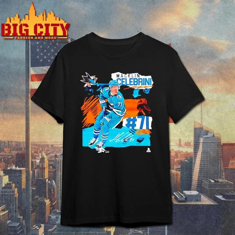 Macklin Celebrini San Jose Sharks Fresh Ice signature Shirt Unisex