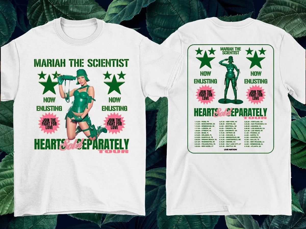 Mariah The Scientist Hearts Sold Separately Tour Shirt S-3XL FAST SHIP Unisex
