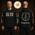 Marilyn Manson Merch Tee Vintage Graphic Two Sided Unisex Zip Up Hoodie Shirt