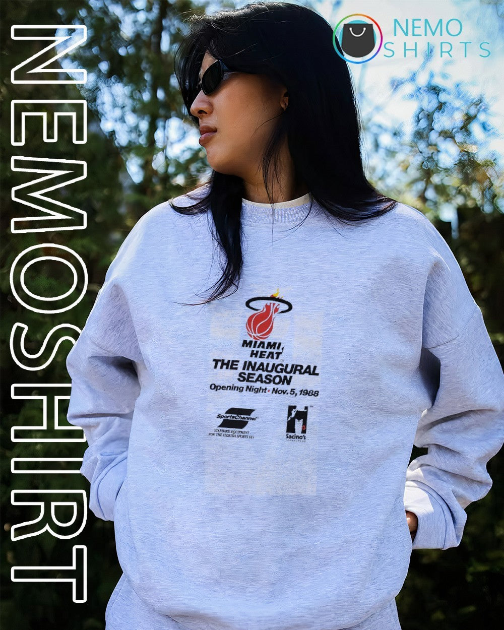 Miami Heat Inaugural season opening night shirt