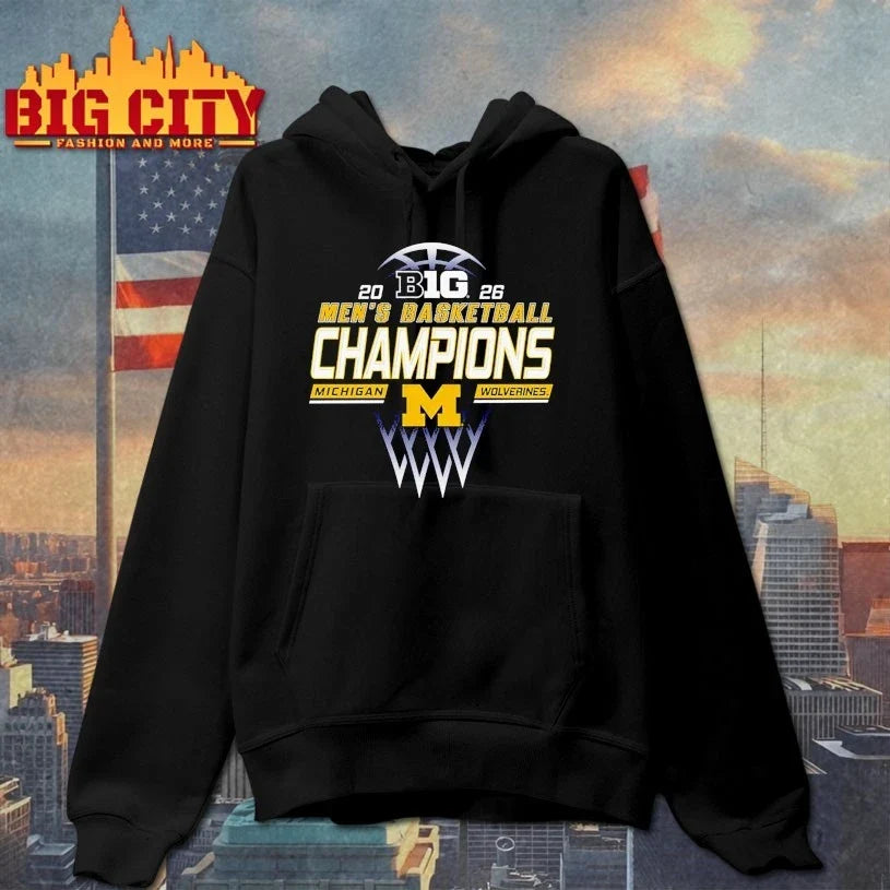 Michigan Wolverine 2026 BIG Men’s basketball Champions Unisex