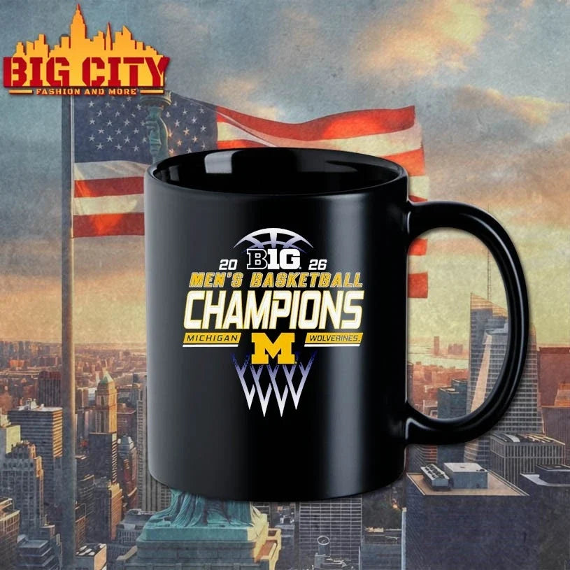 Michigan Wolverine 2026 BIG Men’s basketball Champions Unisex