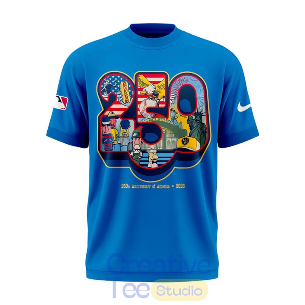 Milwaukee Brewers Celebrate America’s 250th T-Shirt