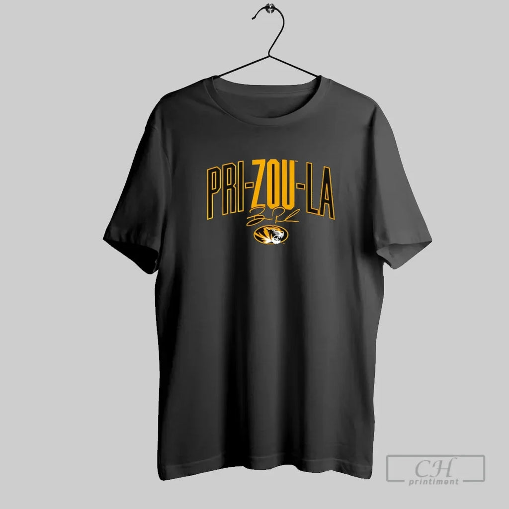 Missouri Tigers Football Beau Pribula Pri Zou La Signature