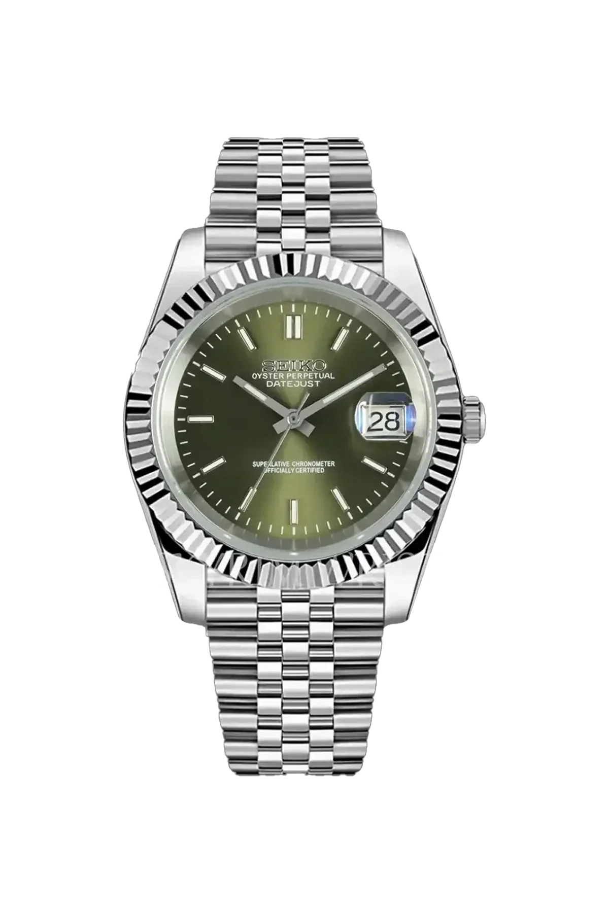 Mod Datejust Green