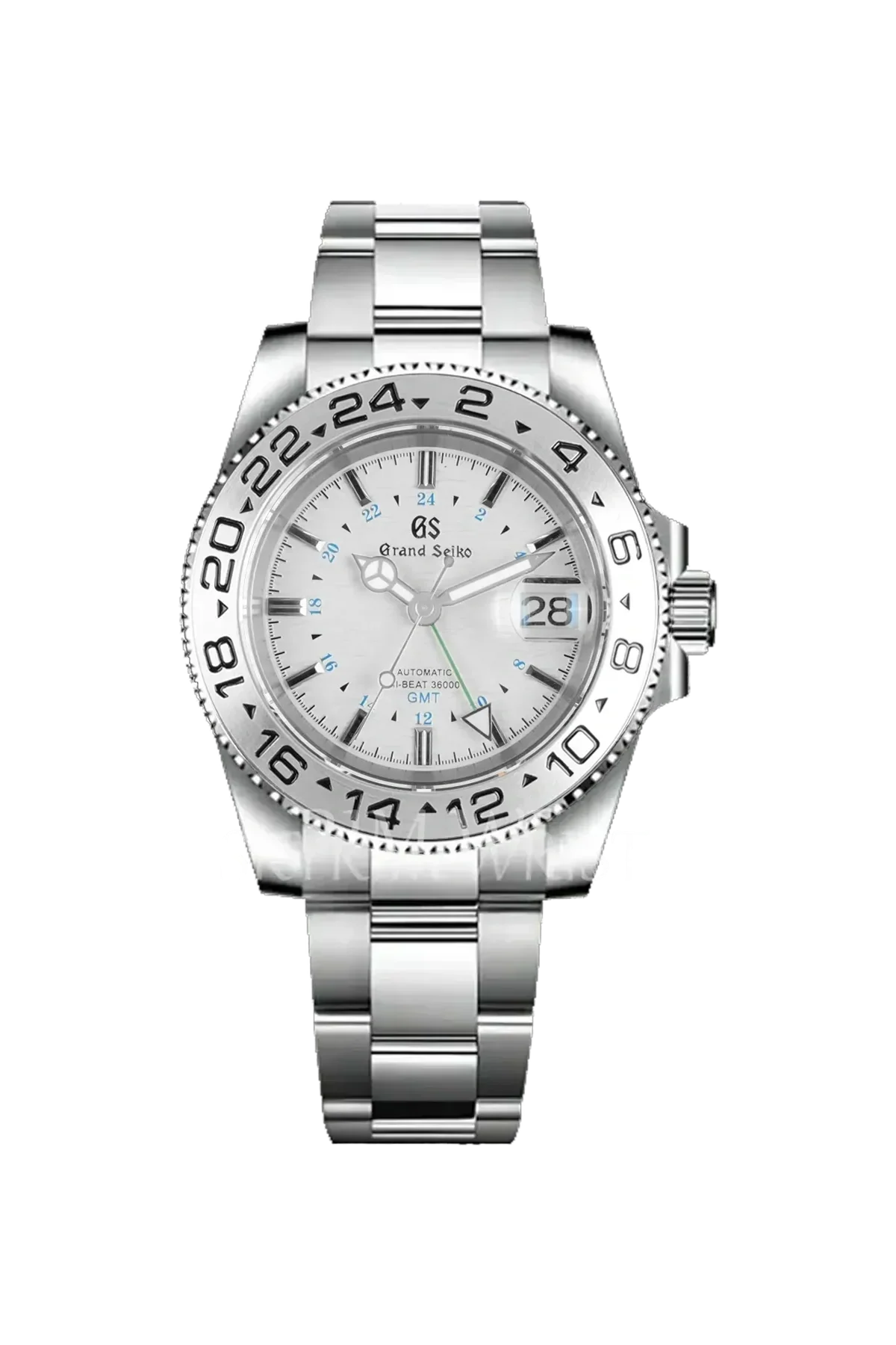 Mod GMT-Master II GS Silver White