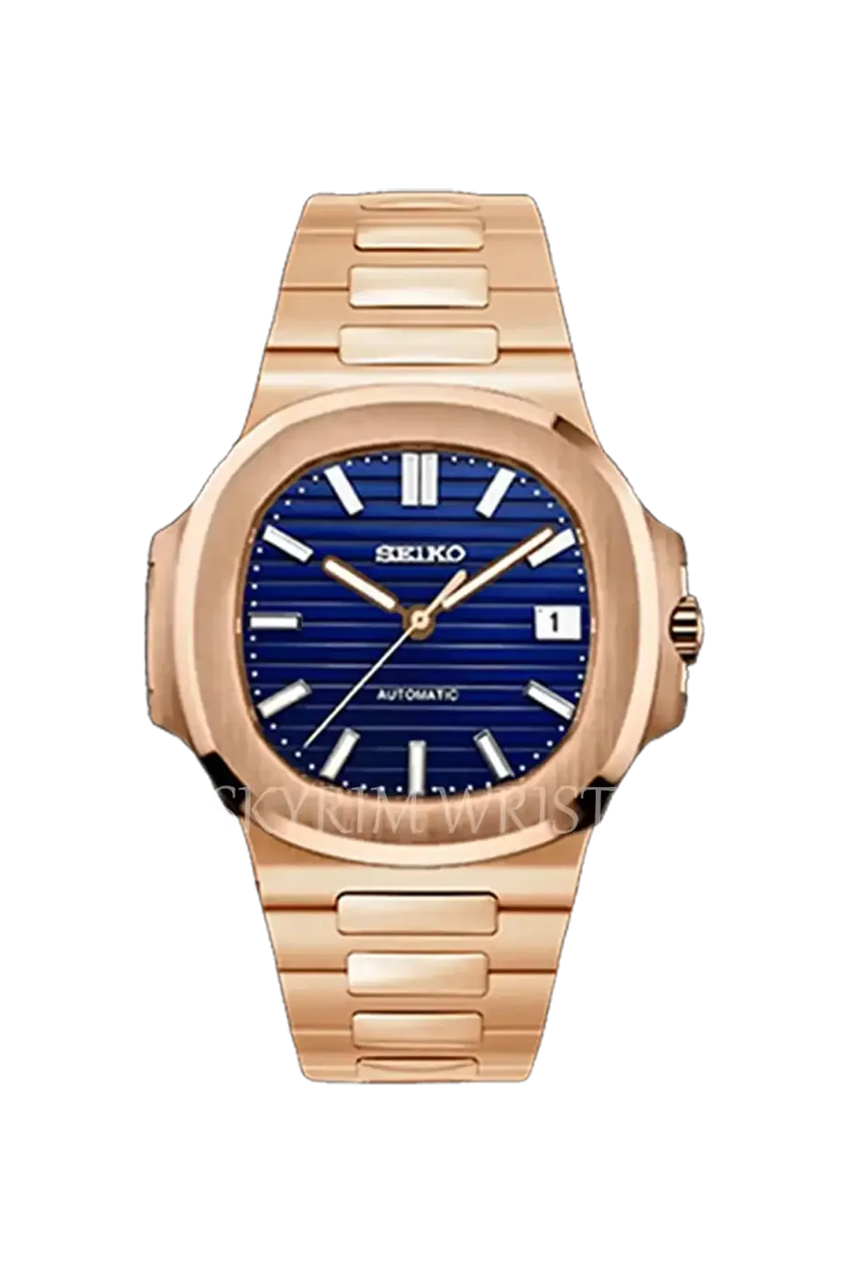 Mod Nautilus Rose Gold Blue