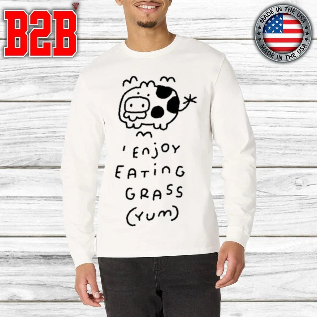 Momodraws Enjoy Eating Grass Yum Shirt Unisex