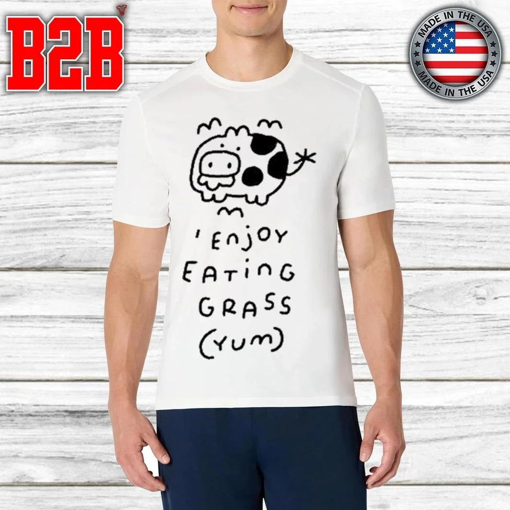 Momodraws Enjoy Eating Grass Yum Shirt Unisex