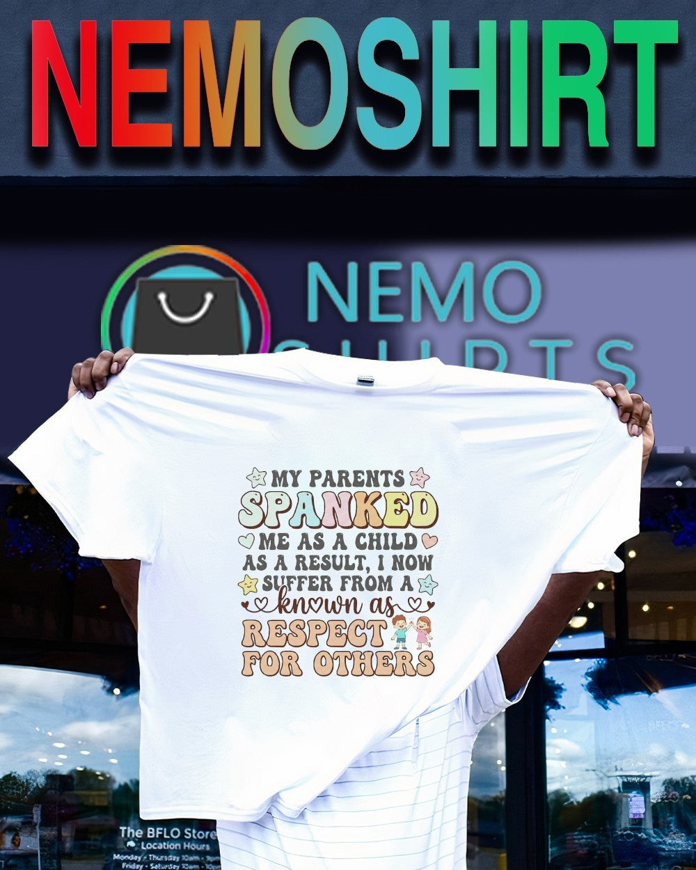 My parents spanked me as a child as a result shirt