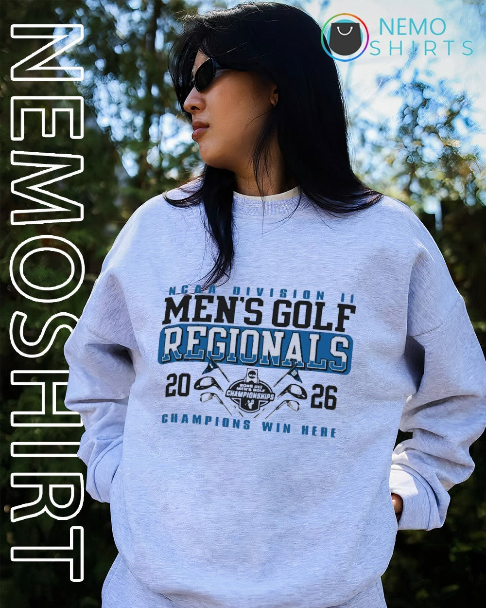 NCAA Division II champions win here men’s golf regionals 2026 shirt