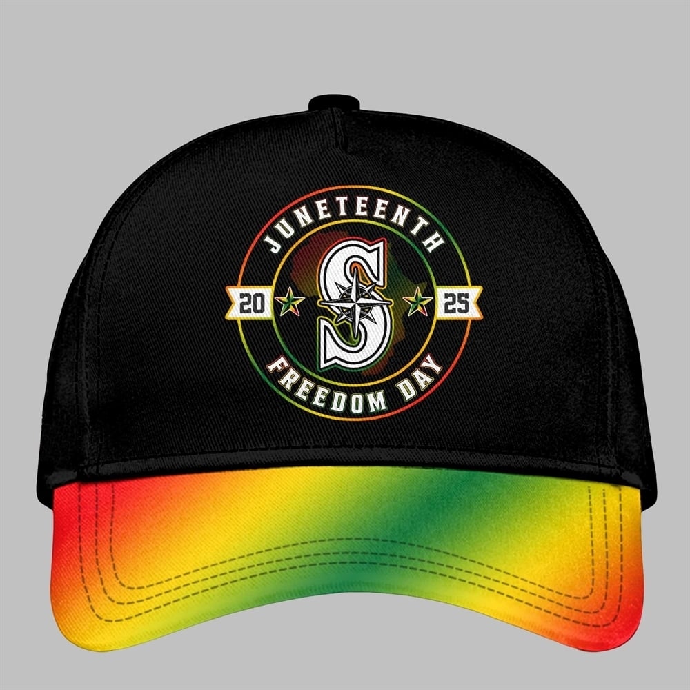 Seattle Mariners Juneteenth Day 2025 Baseball Jersey Hat - Grishko.com