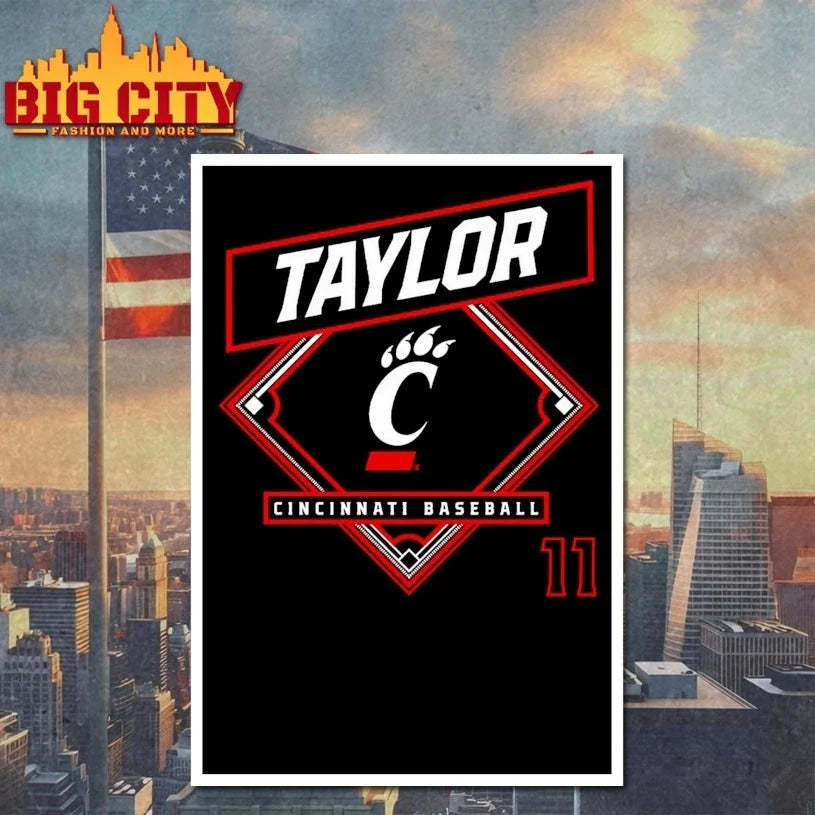 Nathan Taylor Cincinnati Bearcats Baseball Unisex