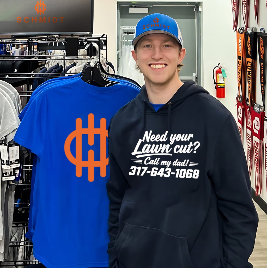 Need your lawn cut call my dad 317-643-1068 shirt