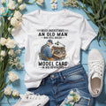 Never Underestimate An Old Man Model Cars Shirt