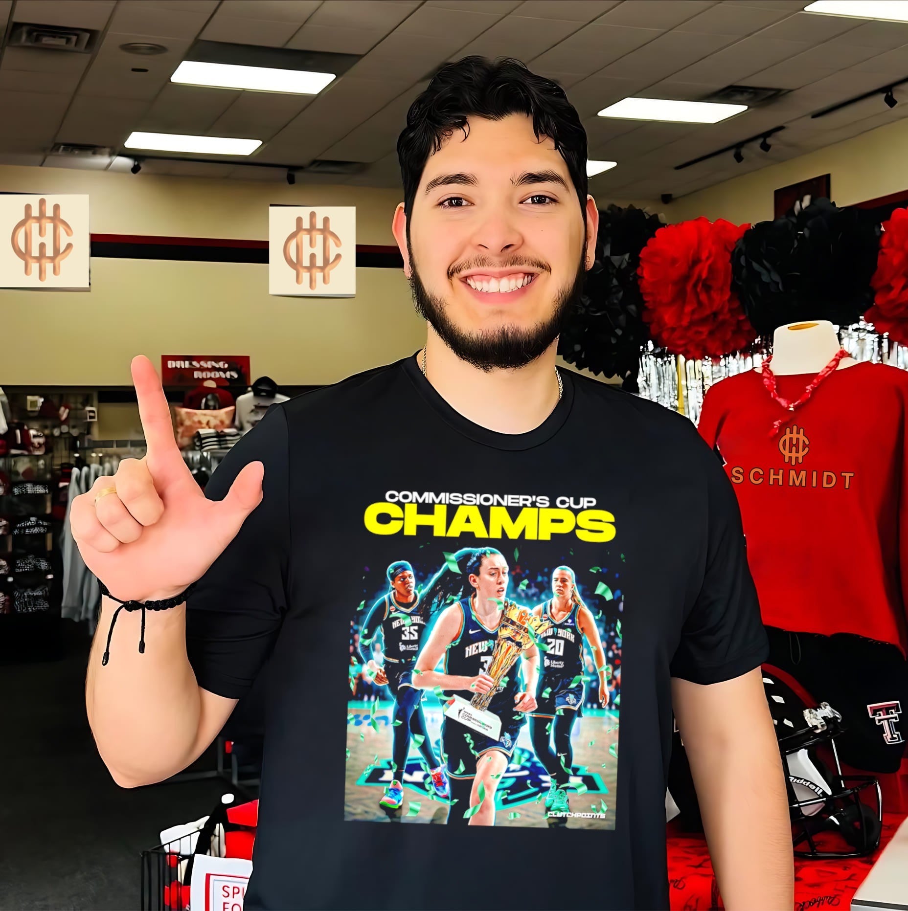 New York Liberty Commissioner’s Cup Champions 2026 shirt