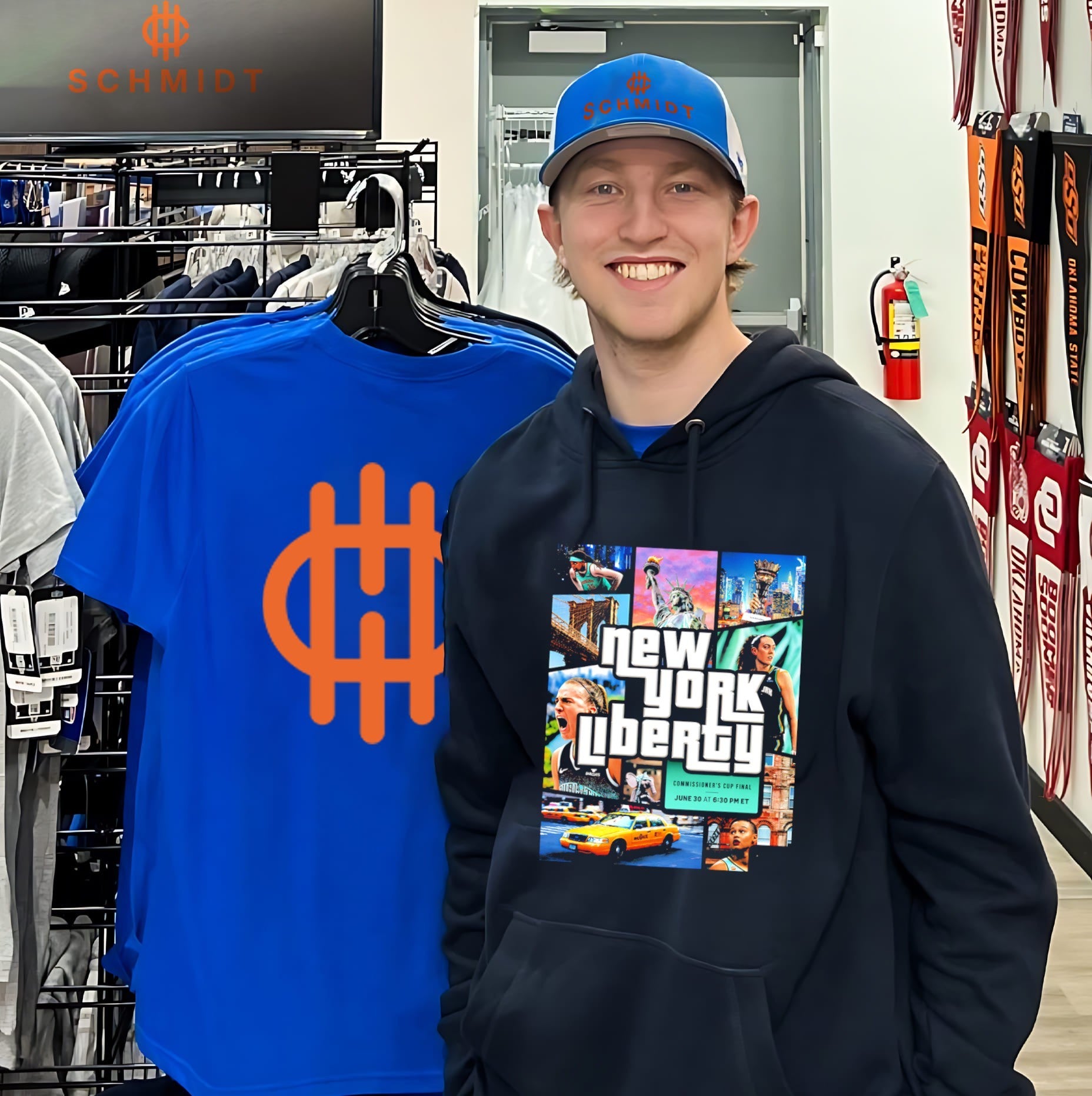 New York Liberty Commissioner’s Cup Champions GTA shirt