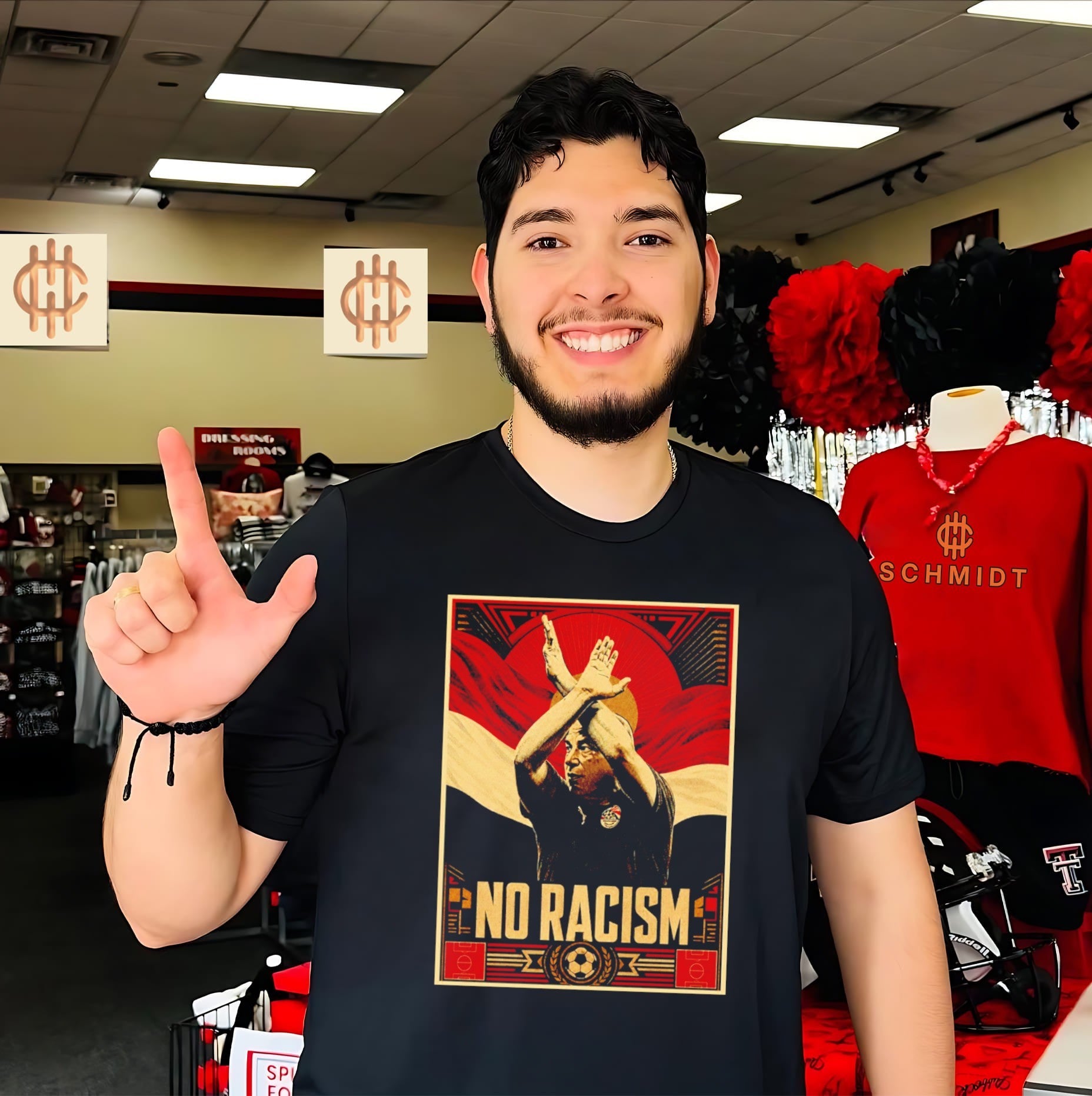 No Racism Egypt National Football Team Poster shirt