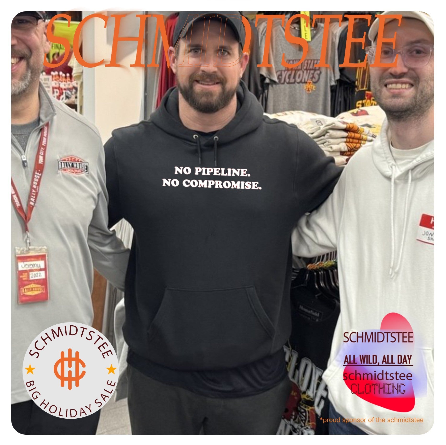 No pipeline no compromise shirt