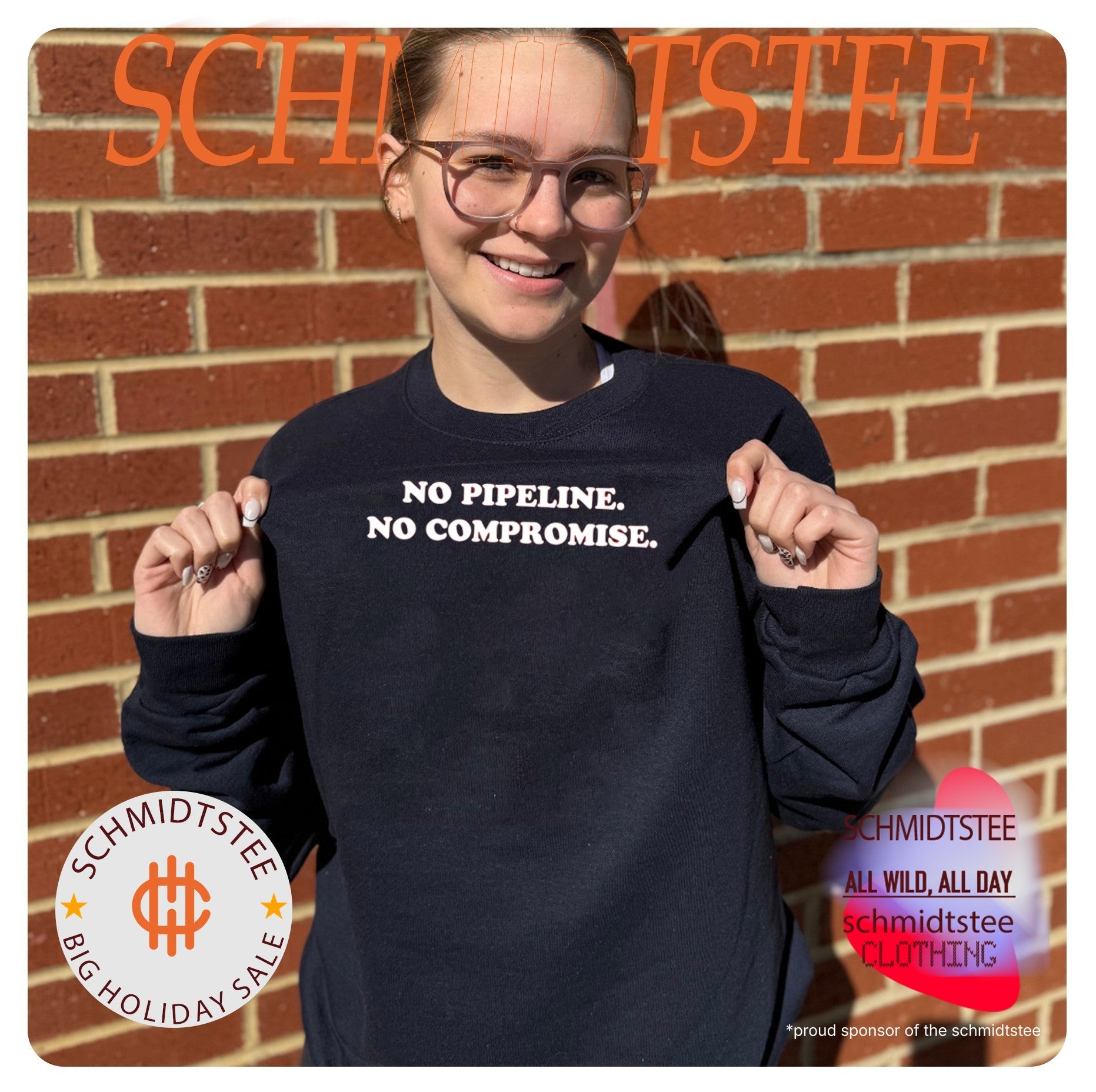 No pipeline no compromise shirt