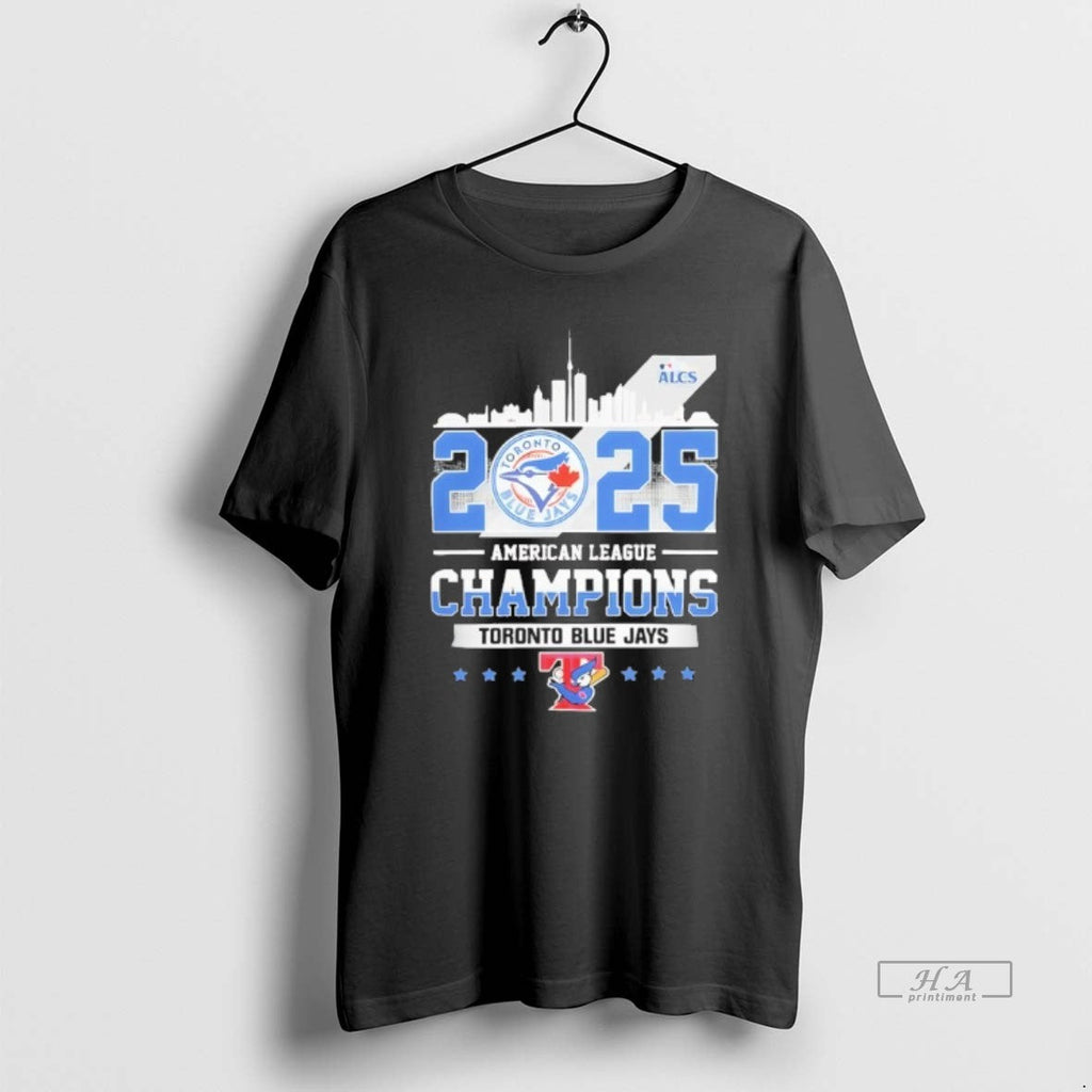 Official 2025 American League Champions Toronto Blue Jays City Skyline