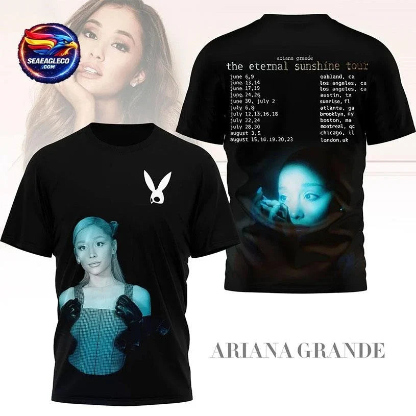 Official Ariana Grande Eternal Sunshine Tour 2026 Two Sided Shirt Unisex