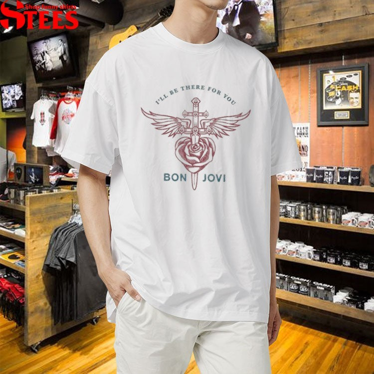 Bon Jovi I’ll Be There For You Heart And Dagger T-Shirt