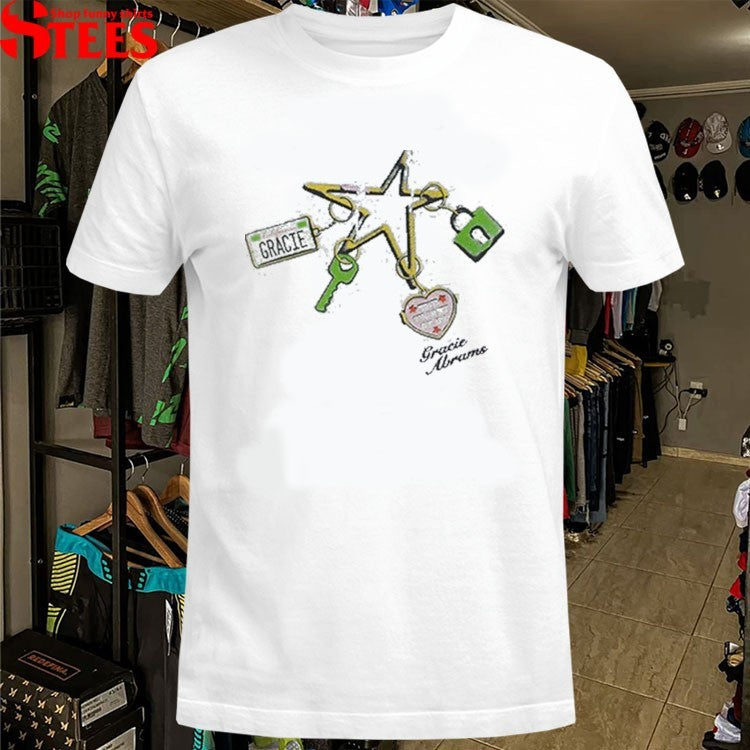 Gracie Abrams California License Plate Charm T-shirts