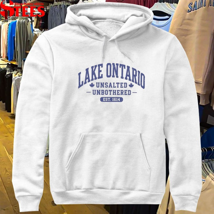 Lake Ontario Unsalted Unbothered Est 1614 T-Shirt