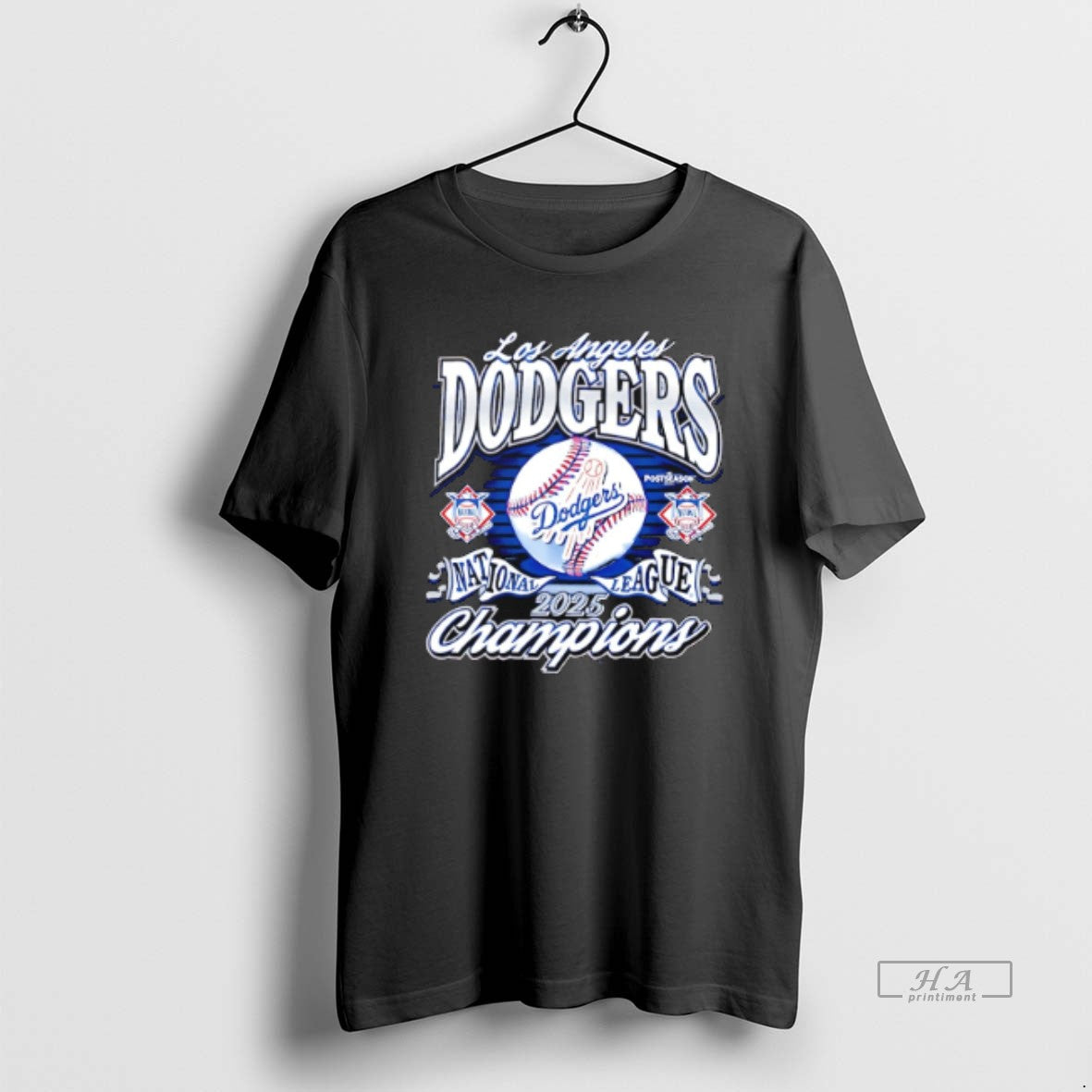 Official Los Angeles Dodgers 2025 National League Champions Franklin Vintage