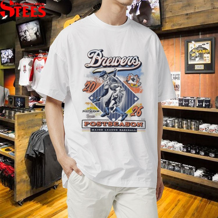 Milwaukee Brewers 2026 Postseason Participant Playoff Major League Baseball T-Shirts