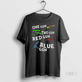 Official One Gun Two Gun Red Gun Blue Gun Long Sleve
