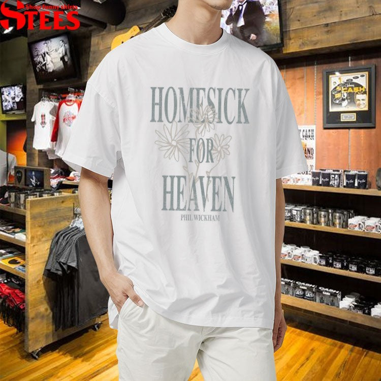 Phil Wickham Homesick For Heaven Heavenward Bloom T-Shirt