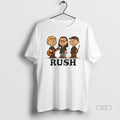 Official Rush Band Cartoon Geddy Lee Alex Lifeson Neil Peart