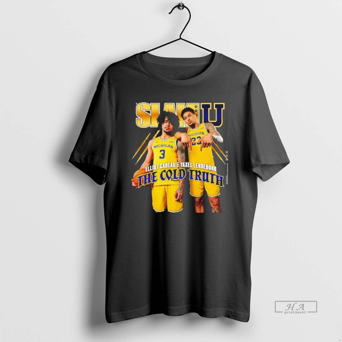 Official Slamu Michigan Wolverines Yaxel Lendeborg And Elliot Cadeau The Cold Truth