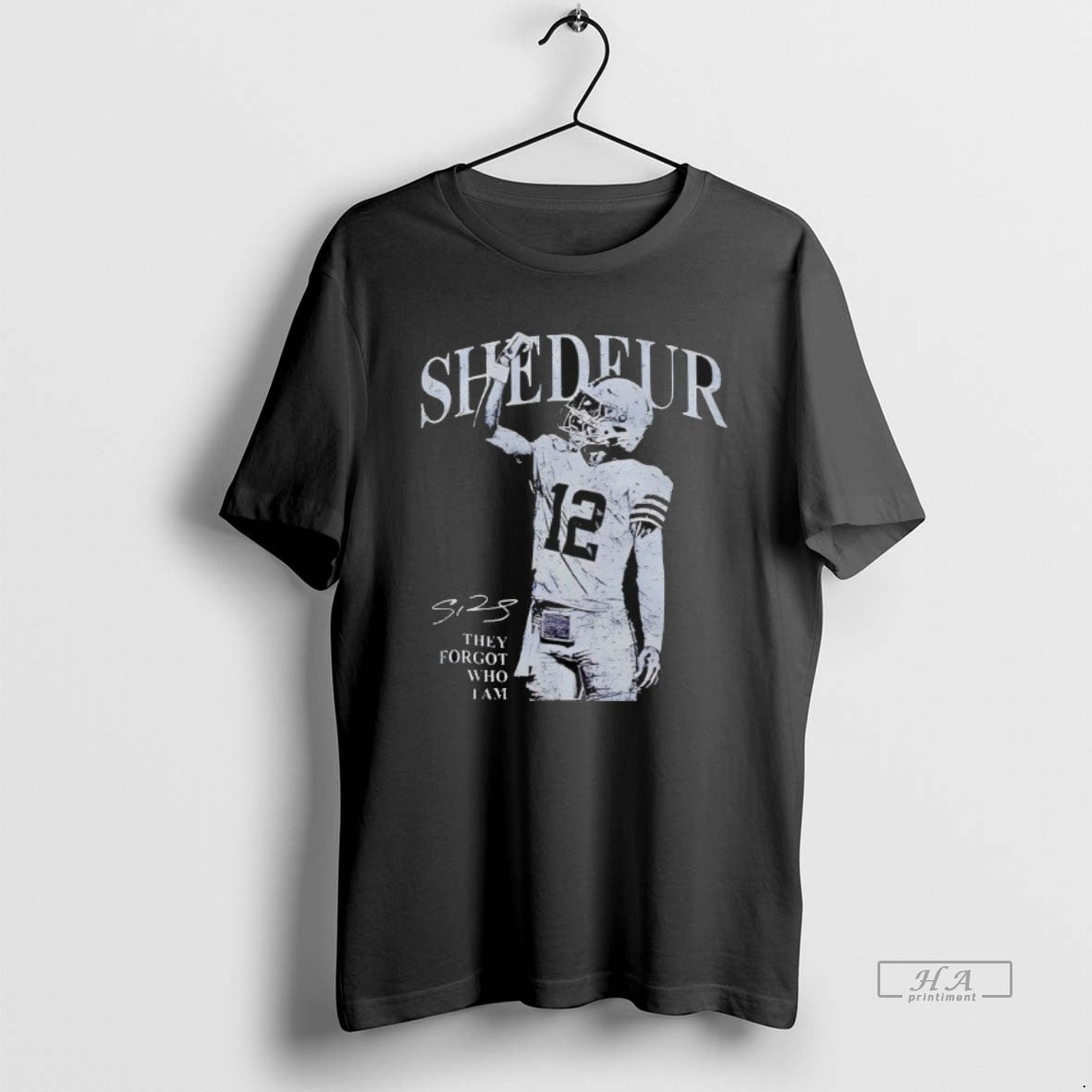 Official Shedeur Sanders They Forgot Who I Am Signature