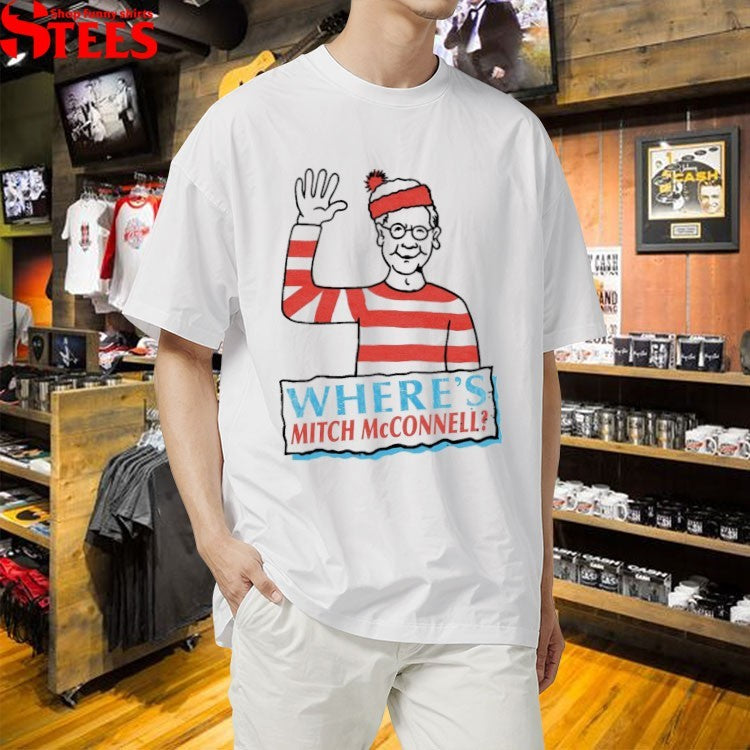 Where’s Mitch Mcconnell Where’s Waldo T-shirts
