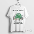 Officials Frog My Heart Is Filled With Courage The Cou Is Silent Sketch Premium