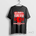 Officials Skull And Roses Solidarity Forever New York City Labor Solidarity Premium T Shirts Sweater