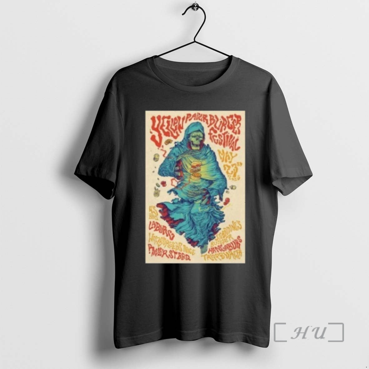 Officials Yellow Paper Burger Fest May 23 2026 Eagle Rock California Premium T Shirts Sweater